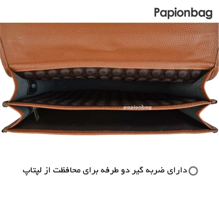 کیف دستی چرم مردانه مدل 24 - Image 9