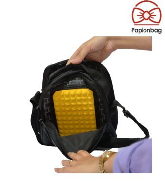 کیف دوشی برزنتی کاترپیلار CAT (دارای سه سایز) مدل 43 5 داخل کیف دوشی کت cat
