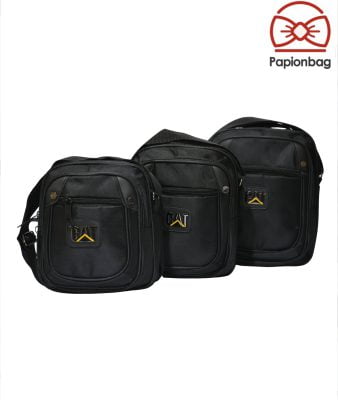 کیف دوشی برزنتی کاترپیلار CAT (دارای سه سایز) مدل 43 1 کیف دوشی برزنتی کت در سه سایز می باشد