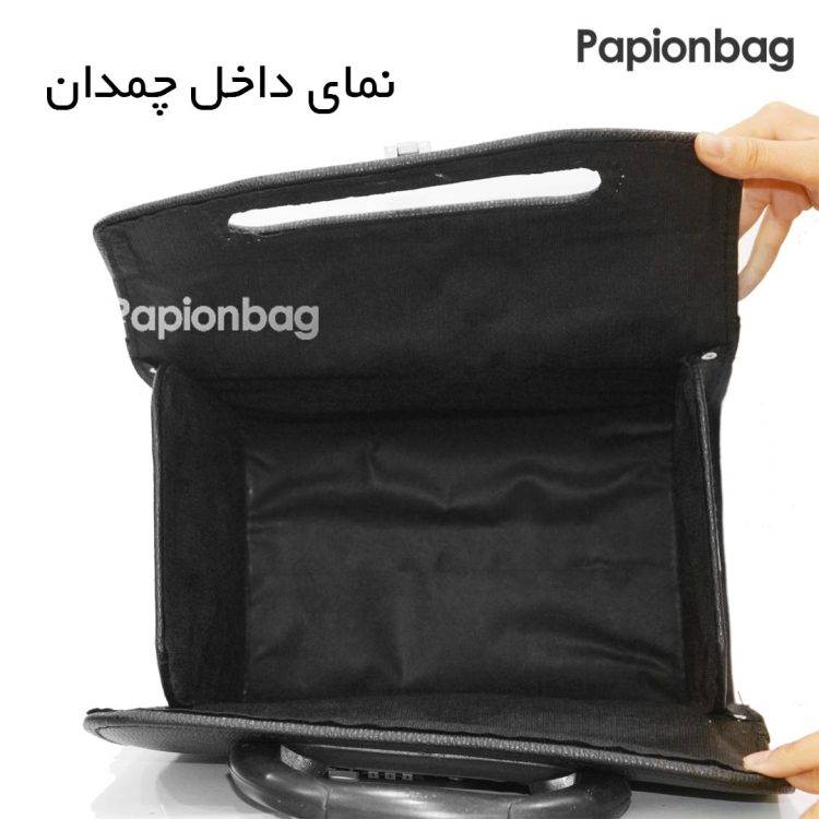 چمدان خلبانی چرمی مناسب سفر، وسایل ناخن، تتو، میکاپ (4 سایز) +ویدیو - Image 7