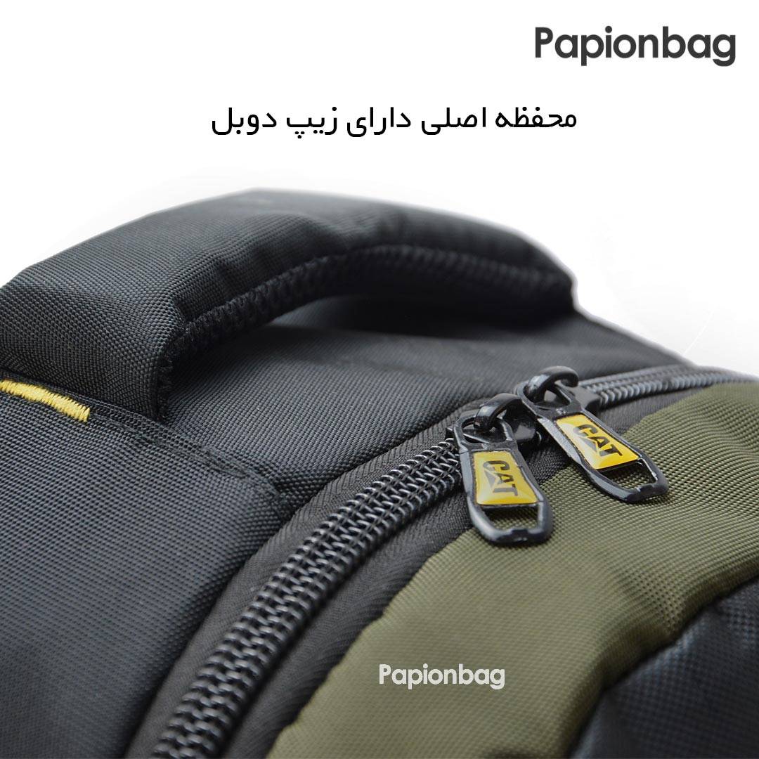 زیپ دوبل کوله پشتی کوهنوردی کاترپیلار