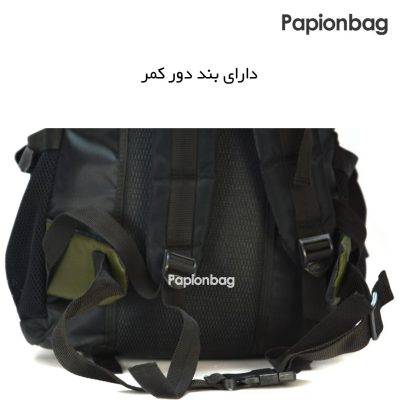 کوله پشتی سفر و اربعین جنس اعلا کد 36 2 بند دور کمر کوله کوهنوردی cat مدل3