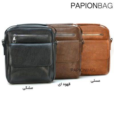 کیف دوشی آراز کد 79 در سه رنگ مشکی و قهوه ای و عسلی