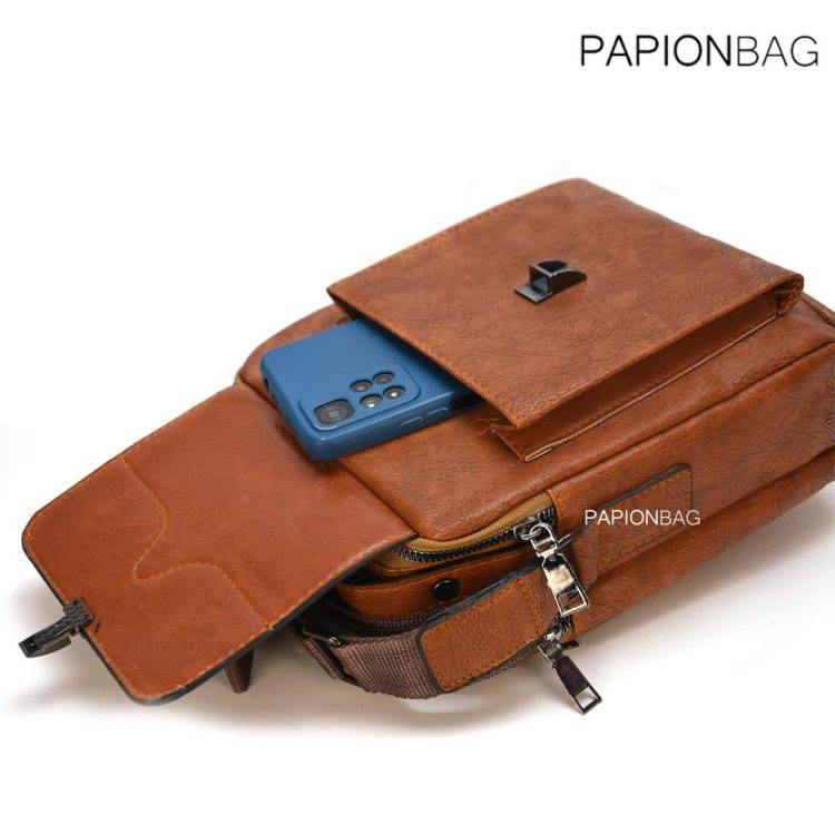 کیف دوشی چرمی میلانو کد 87 - Image 6