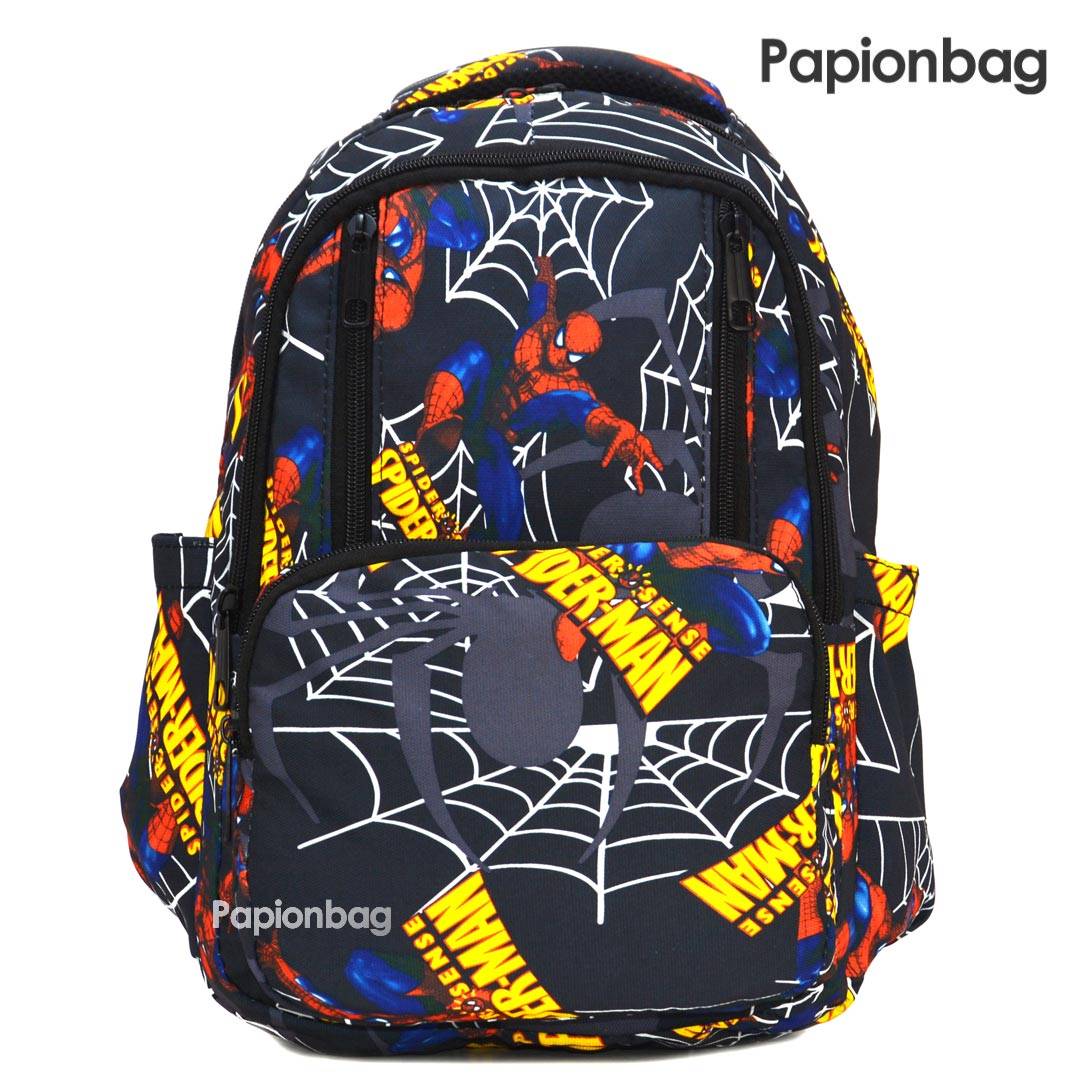 کیف مدرسه برزنتی پسرانه طرح مردعنکبوتی کد102