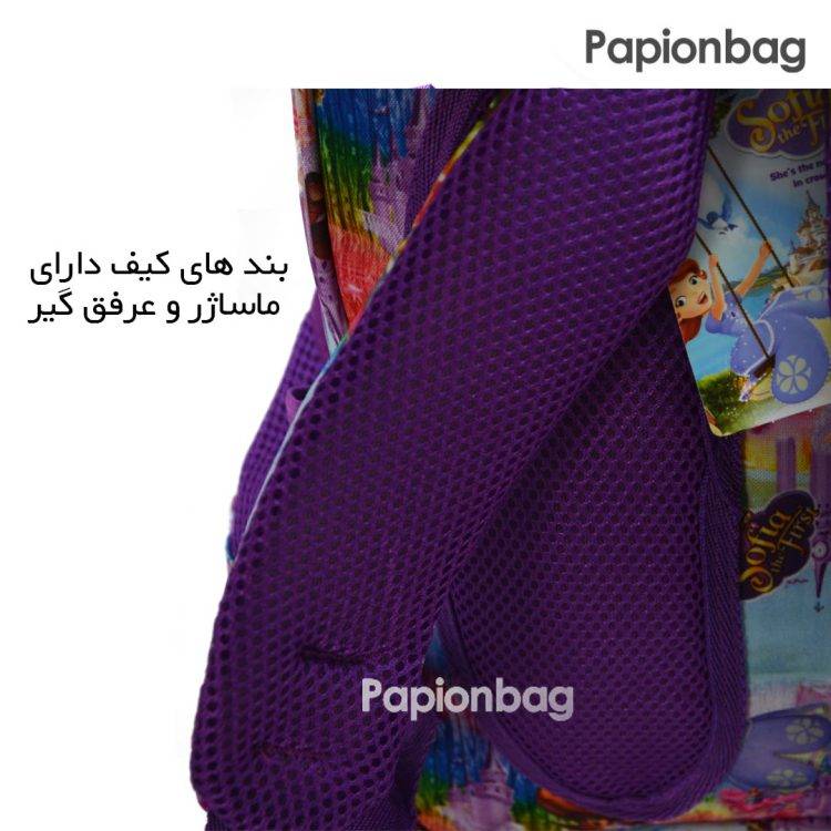 بند شانه ای دارای مااساژور و عرقگیر کوله طرح سوفیا