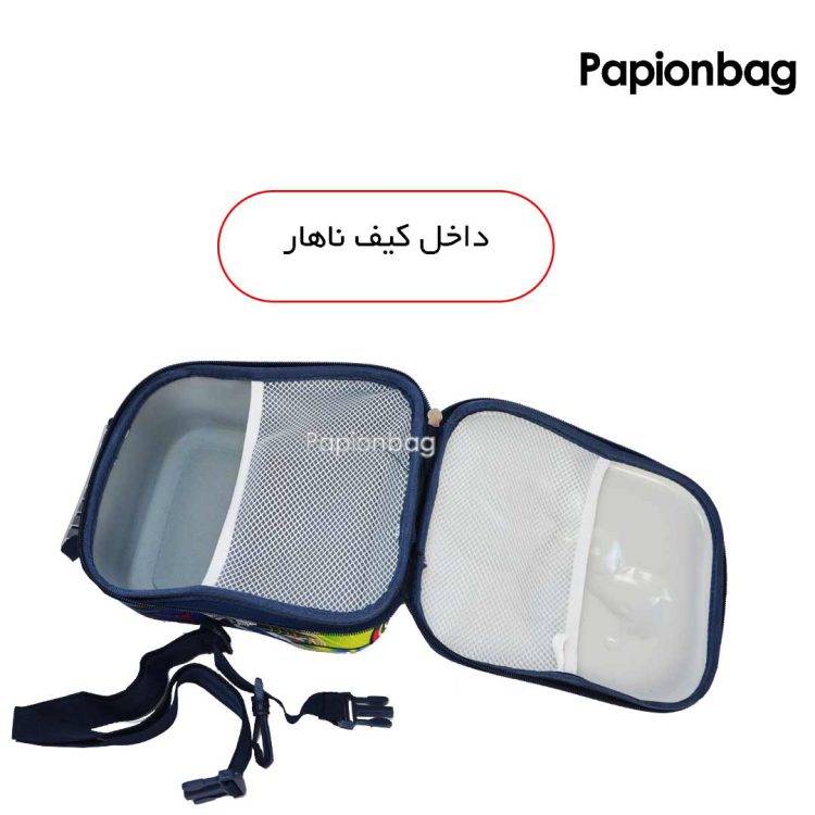 ست کیف مدرسه پسرانه خارجی طرح بنتن کد130(کوله، کیف غذا، جامدادی و چرخ) - Image 13