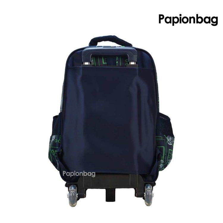 ست کیف مدرسه پسرانه خارجی طرح بنتن کد130(کوله، کیف غذا، جامدادی و چرخ) - Image 5