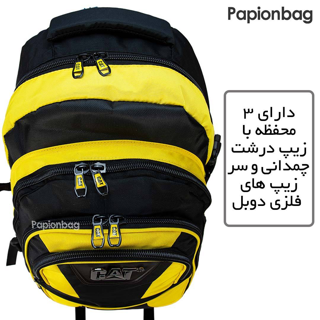زیپ درشت کوله پشتی کوهنوردی سفری cat