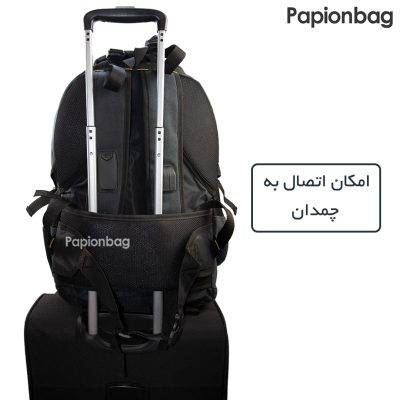 امکان اتصال به چمدان کوله پشتی کوهنوردی و سفر کتان کد5