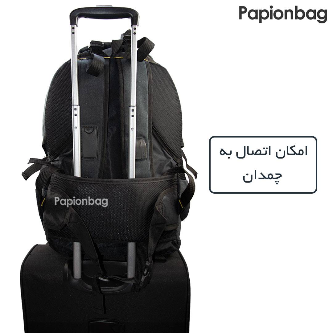 امکان اتصال به چمدان کوله پشتی کوهنوردی و سفر کتان کد5