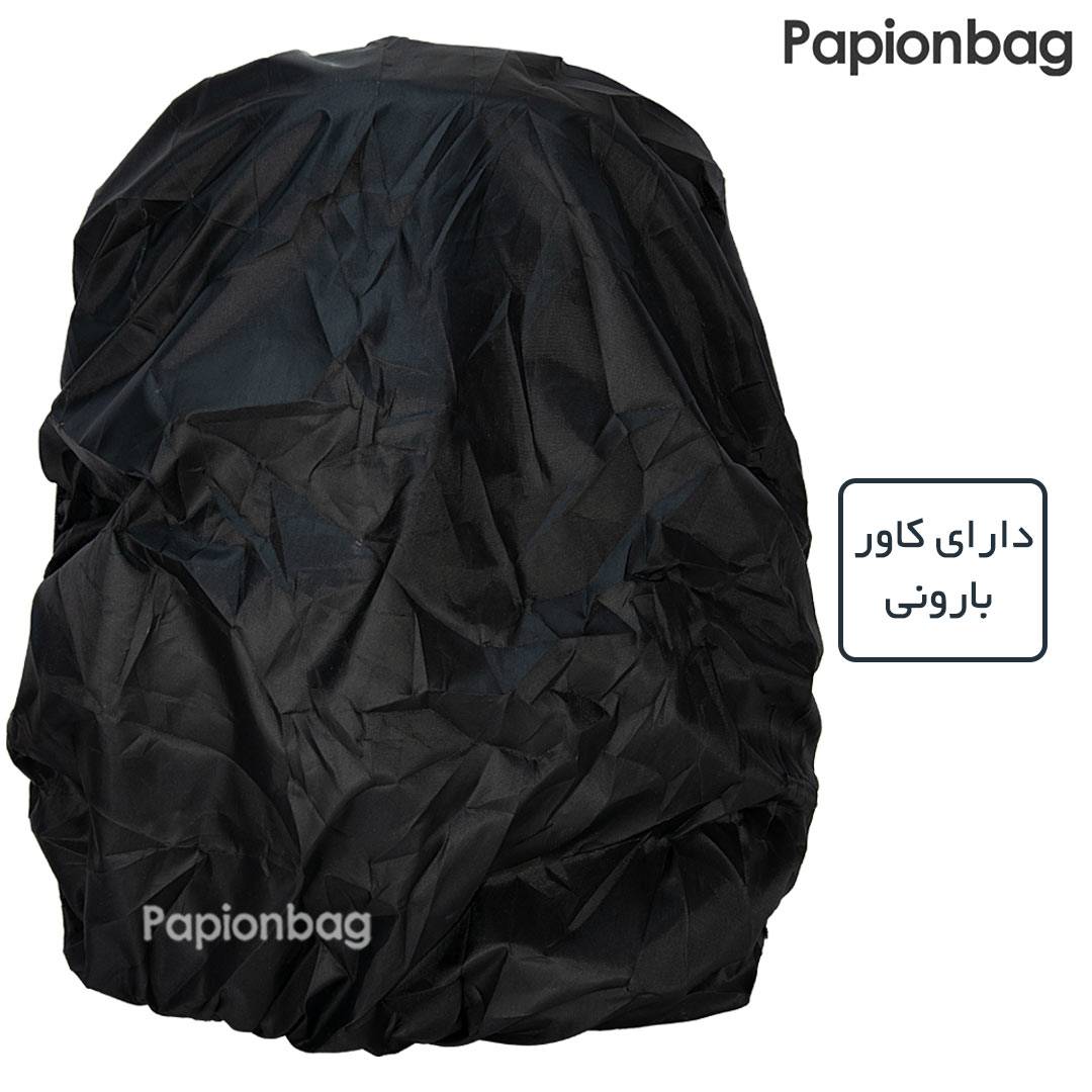 کاور باران در کوله پشتی کوهنوردی و سفر کتان کد5