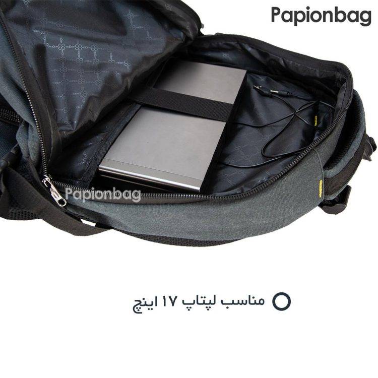 کوله پشتی کوهنوردی و سفر کتان کد5 مناسب لپ تاپ 17 اینچ