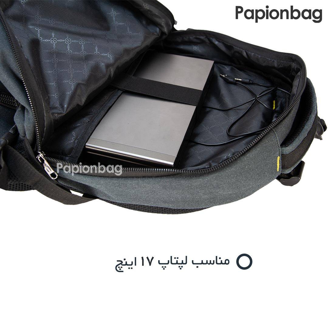 کوله پشتی کوهنوردی و سفر کتان کد5 مناسب لپ تاپ 17 اینچ
