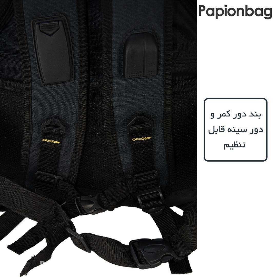 بند دور کمر و دور سینه کوله پشتی کوهنوردی و سفر کتان کد5