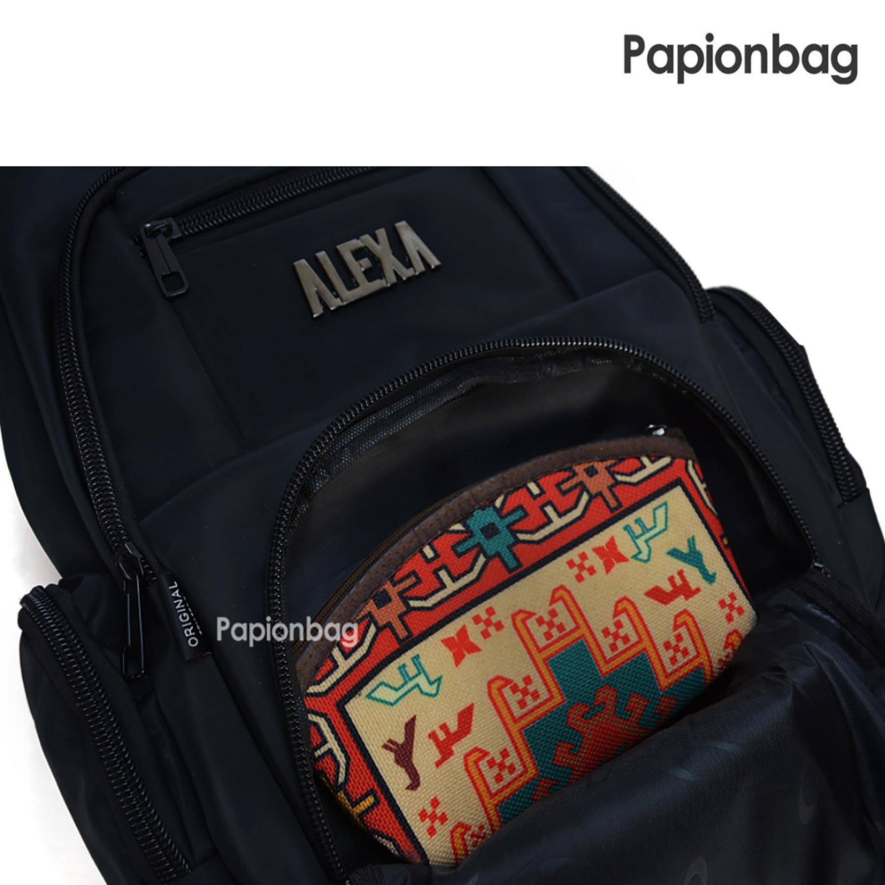 جیب در کوله پشتی لپ تاپی برزنتی alexa کد 139