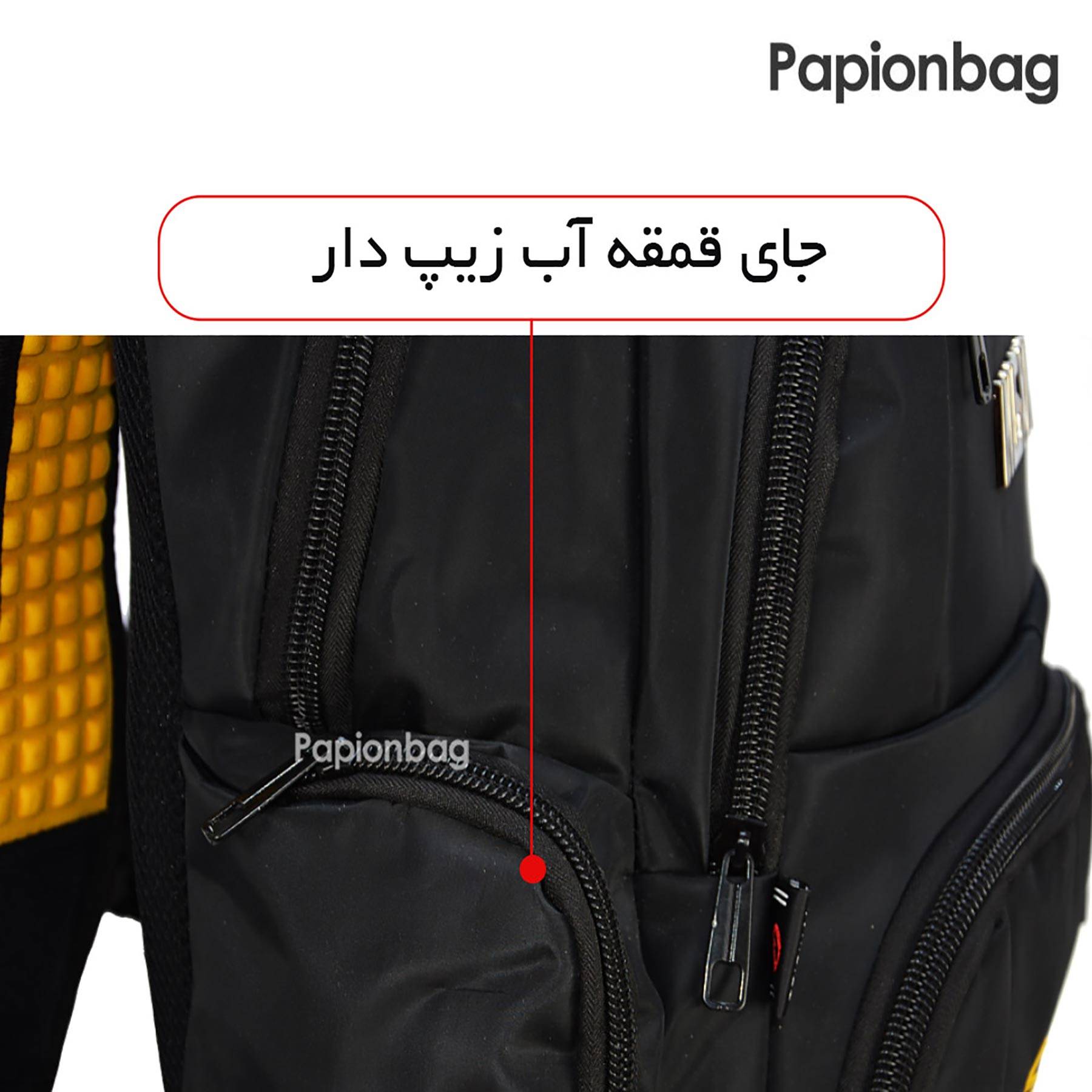 جای قمقمه کوله پشتی لپ تاپی برزنتی alexa کد 139