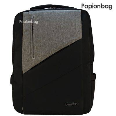کولهپشتی لپتاپ چهارگوش بنتون(beneton) کد162 رنگ طوسی و مشکی