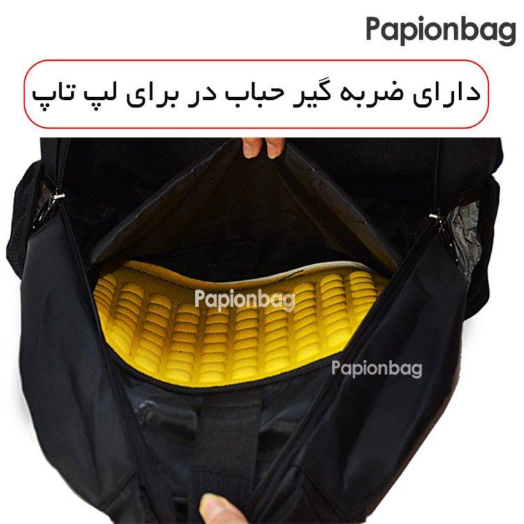 محافظ لپ تاپ کوله پشتی کاترپیلار قیمت مناسب رنگ مشکی
