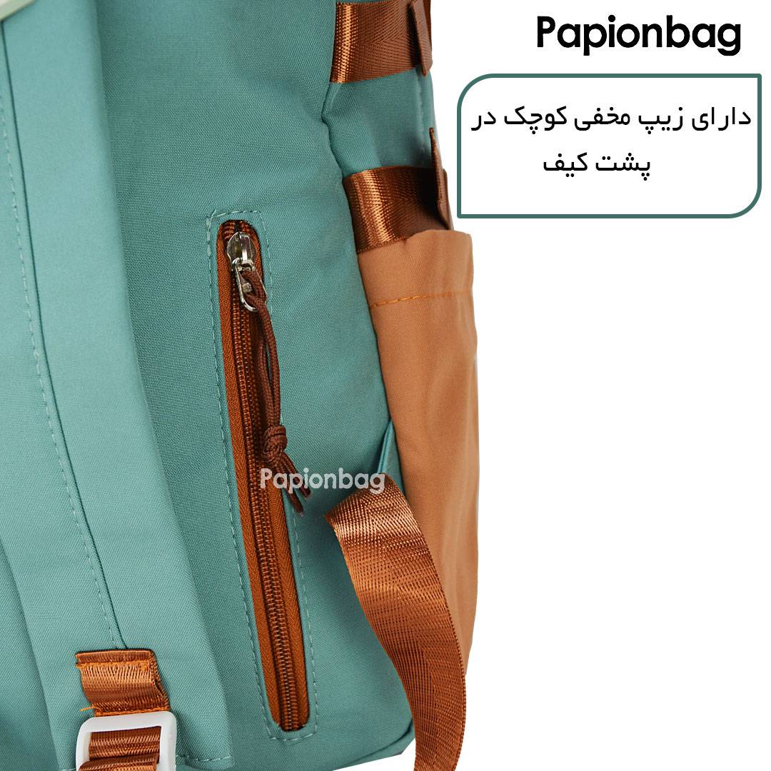 زیپ مخفی کیف مدرسه خارجی