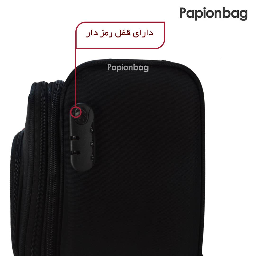 قفل ست چمدان خلبانی و ساک دستی پیرگاردین کد10