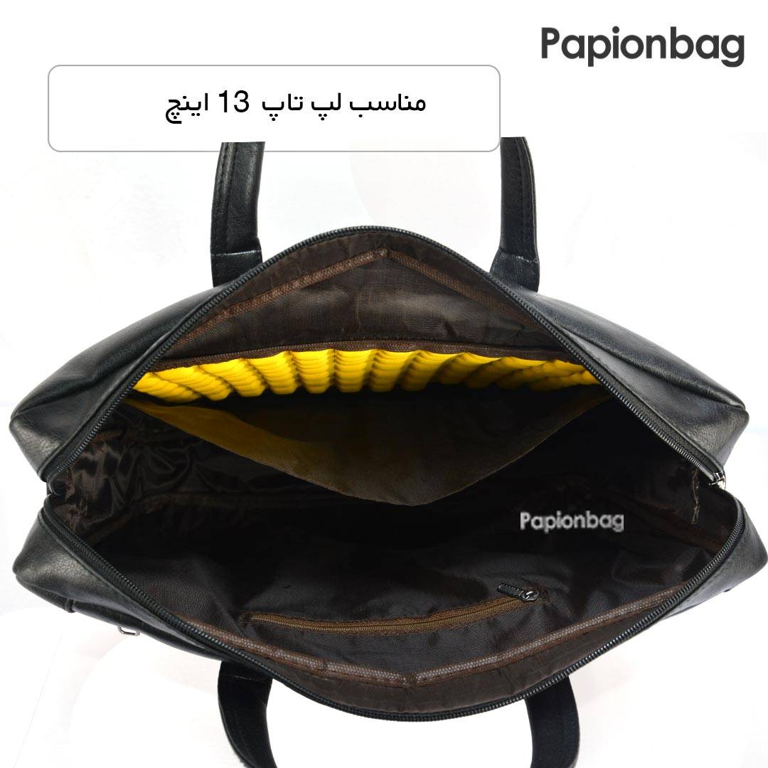 جای لپ تاپ در کیف اداری چرمی کد 191