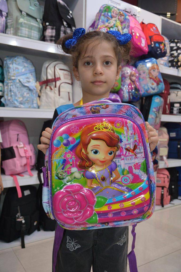 کیف مدرسه دخترانه بنفش خارجی طرح پرنسس سوفیا مدل 107 - Image 11