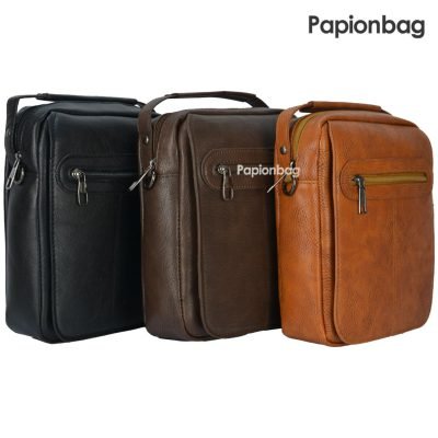 کیف دوشی چرمی آراز کد 193+ ویدیو 4 رنگبندی کیف آراز چرمی کد 193