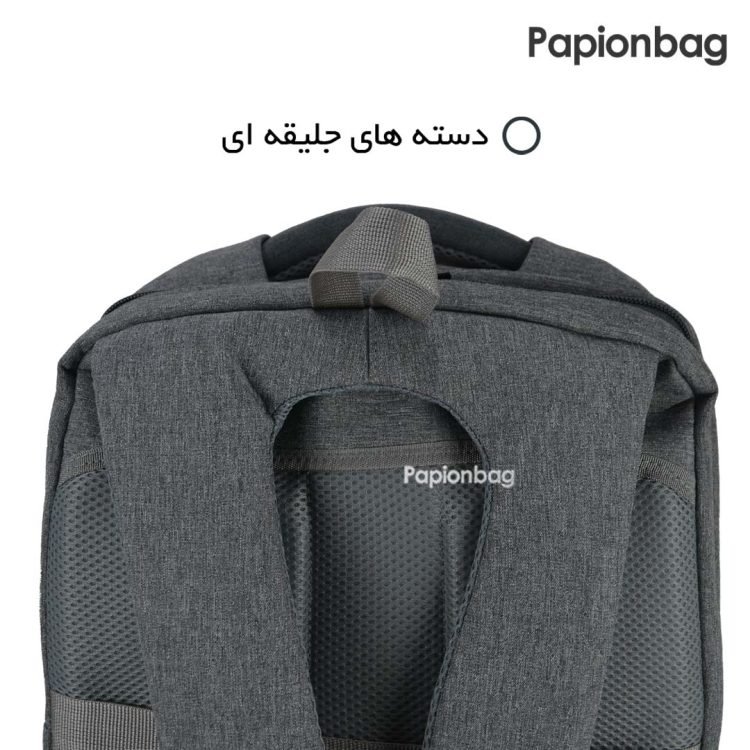 بند جلیقه ای کوله‌پشتی لپ‌تاپ مکعبی کد215