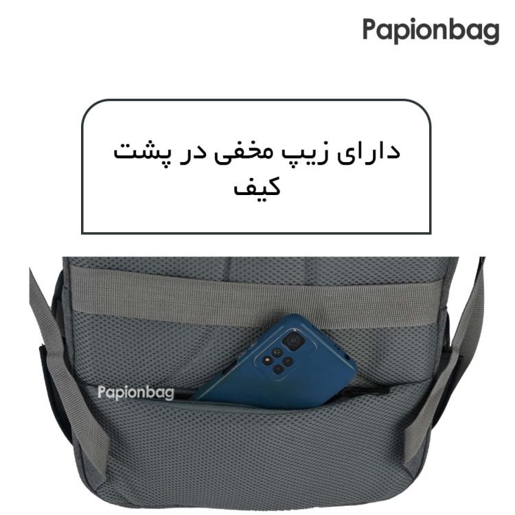 کوله پشتی لپ‌تاپ مکعبی کد215+ ویدیو - Image 13