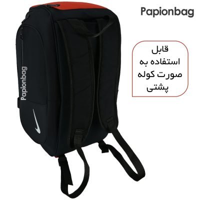 استفاده به صورت کوله پشتی کیف باشگاه و ورزش نایک کد4 (دارای جای کفش)