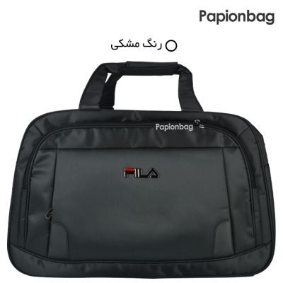 ساک سفر برزنتی فیلا filla کد7 مشکی رنگ