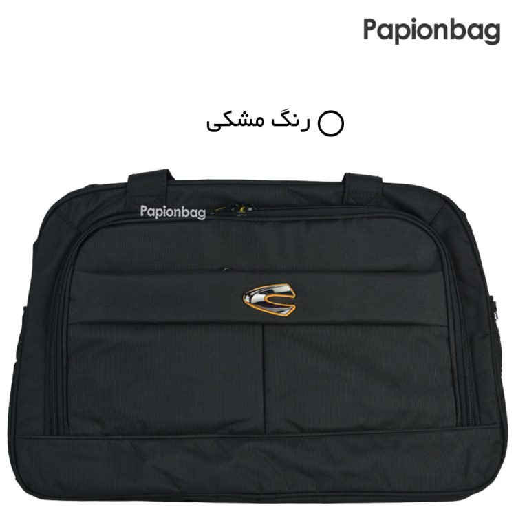 رنگ مشکی ساک سفر برزنتی کمل camel کد8