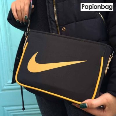 کیف دخترانه نایک با بند دوشی جذاب کد240 رنگ زرد