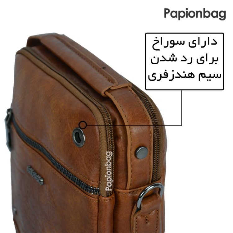 کیف دوشی چرم PU کیفیت اعلا ضد خش و ترک (مردانه و زنانه) کد247+ ویدیو - Image 7