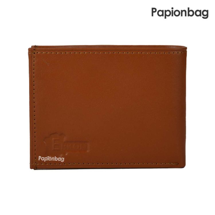 کیف پول جیبی طرح طبیعی برند ERKON کد273( مشکی-عسلی- قهوه ای) - Image 7