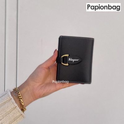 کیف پول دخترانه فراگامو کد 295 رنگ مشکی
