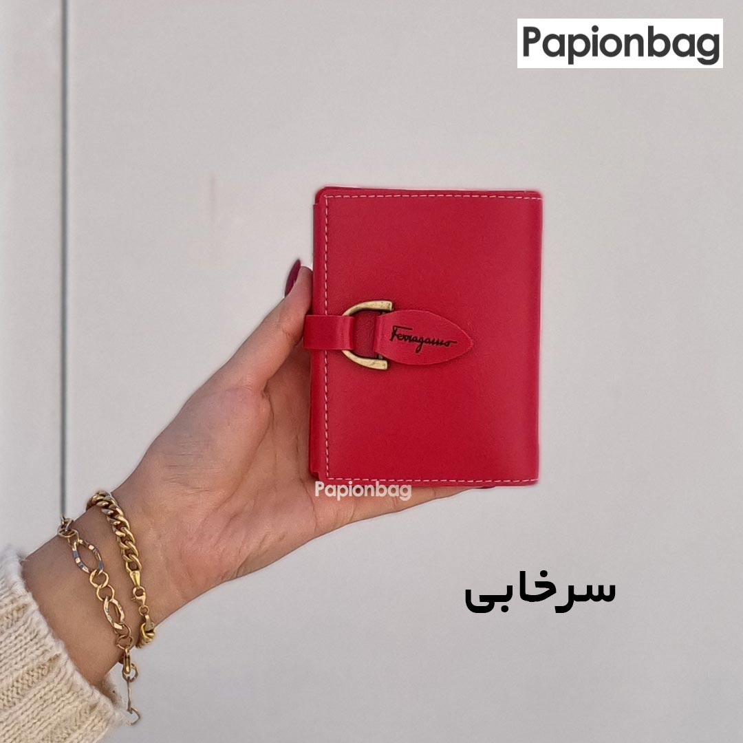 کیف پول دخترانه فراگامو کد 295 رنگ سرخابی