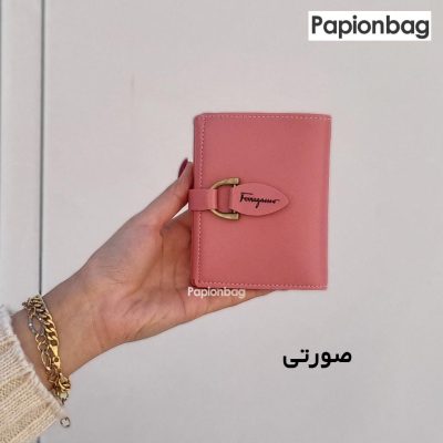 کیف پول دخترانه فراگامو کد 295 رنگ صورتی