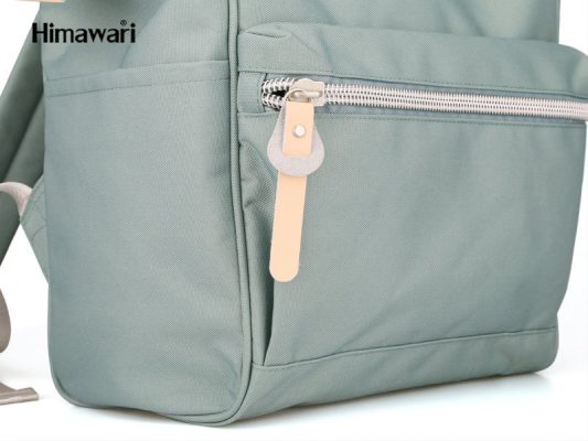 کوله پشتی برند هیماواری HIMAWARI مدل 9001 کد311+ ویدیو واقعی 7 جیب جلوی کوله هیماواری
