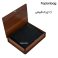 کیف پول جیبی چرم طبیعی طرحدار جعبه دار کد297 (مشکی- عسلی) - Image 14
