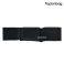 کیف پول جیبی چرم طبیعی طرحدار جعبه دار کد297 (مشکی- عسلی) - Image 4