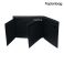 کیف پول جیبی چرم طبیعی طرحدار جعبه دار کد297 (مشکی- عسلی) - Image 5