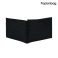 کیف پول جیبی چرم طبیعی طرحدار جعبه دار کد297 (مشکی- عسلی) - Image 6