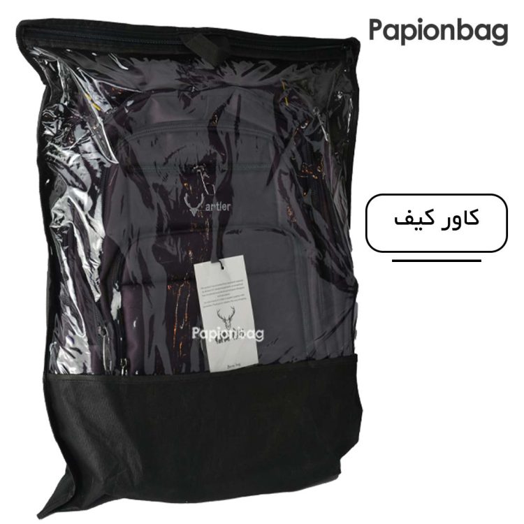 کوله پشتی لپ تاپی آنتلر همراه کاور باران و جیب عینک کد350 - Image 3