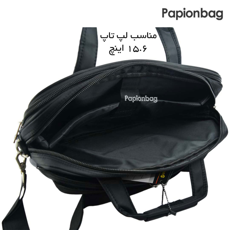 کیف اداری دانشجویی لپ تاپ برزنتی وارداتی کد360+ ویدیو - Image 5