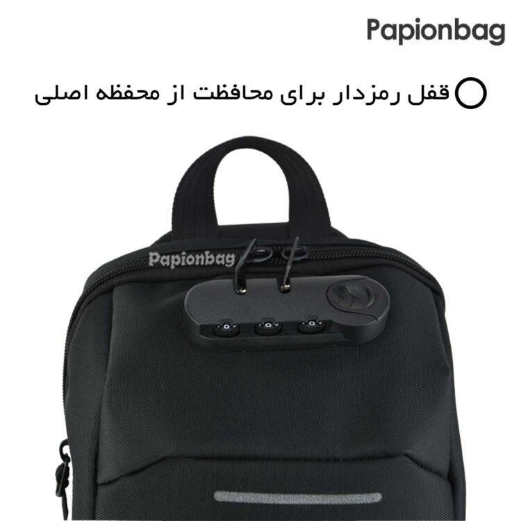 بادی بگ (کوله تک بند) بنج BANGE رمزدار ضدآب کد23 - Image 6