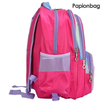 کیف مدرسه دخترانه خارجی طرح LOL کد480 1 جیب کناری مخصوص بطری آب کوله مدرسه دخترانه کد 480