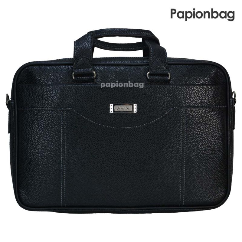 کیف اداری دانشجویی چرم اعلاء کد434 مغزی دوزی شده - کیف چرم اداری مردانه مدل 26