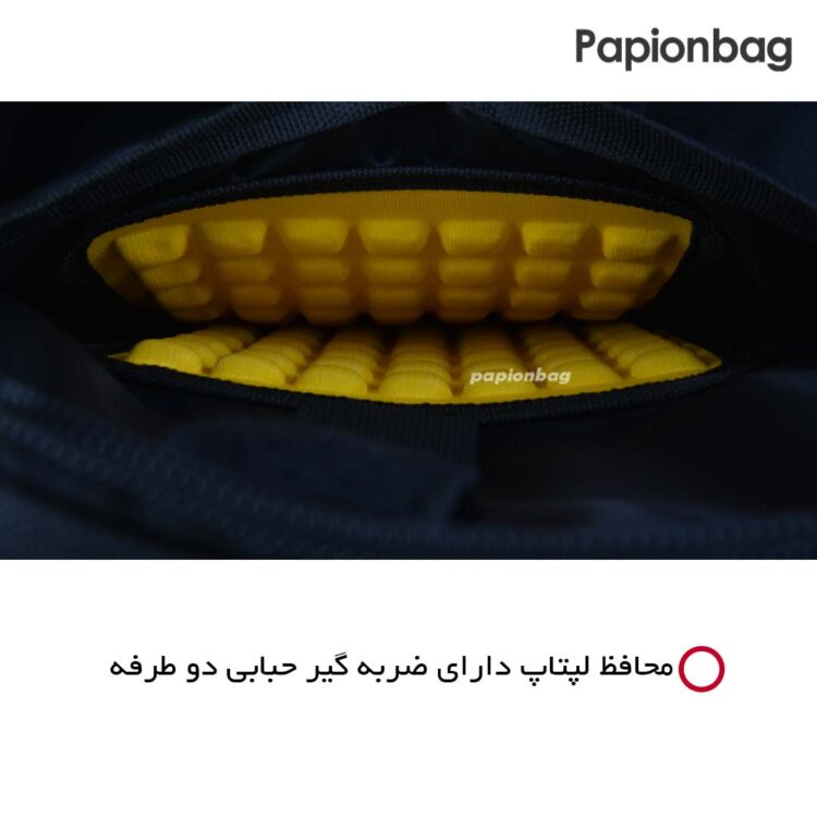 محافظ لپ تاپ دو طرفه حبابدار کوله پشتی کد 507